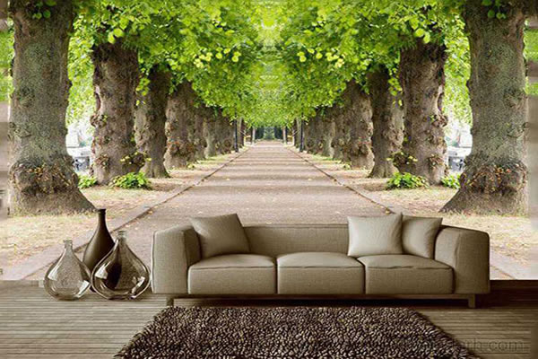 کاغذ دیواری سه بعدی منظره
